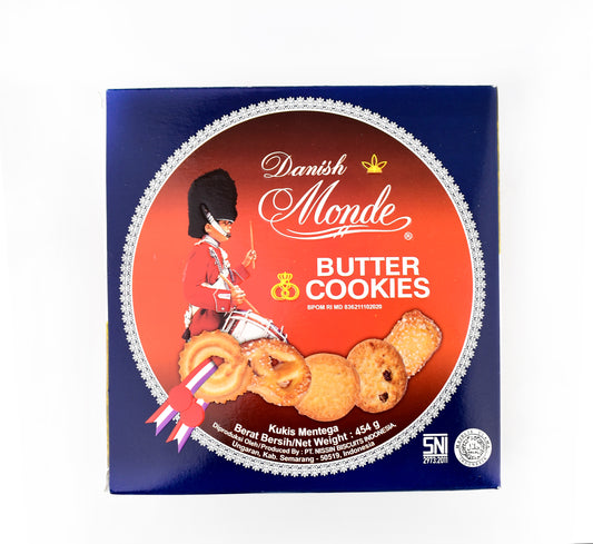 Monde Biscuit Butter Cookies tin 454g