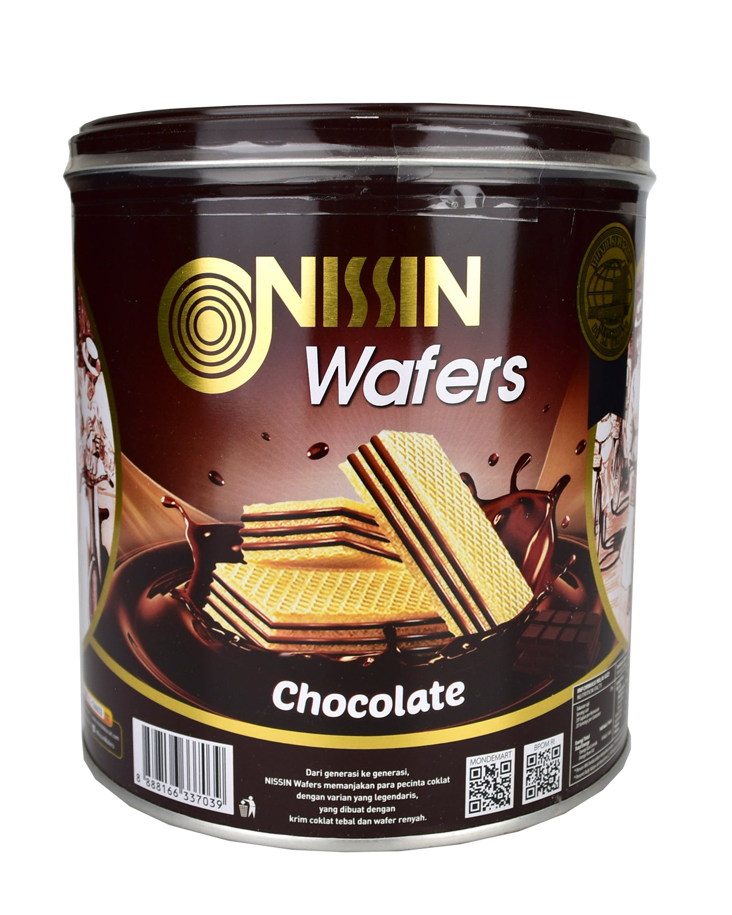 Nissin Wafer Chocolate tin 267g