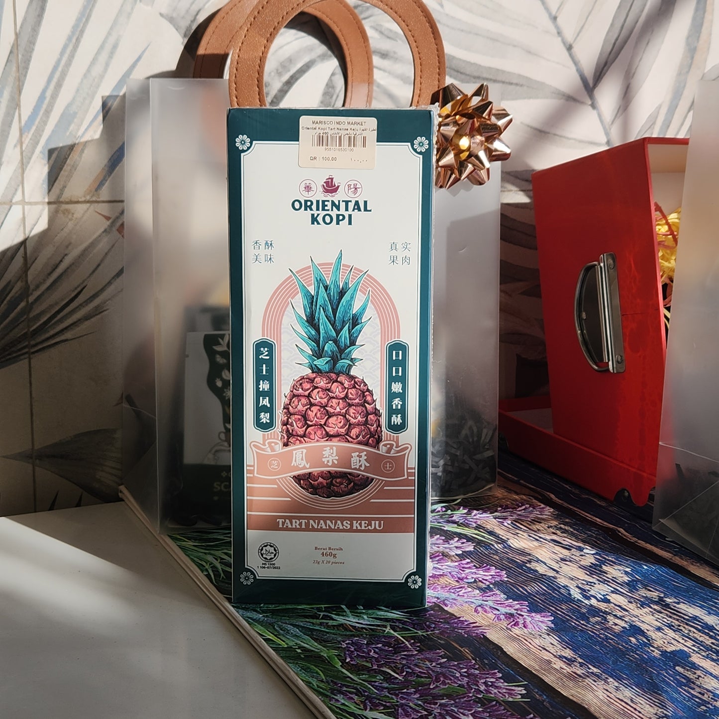 Oriental Kopi Tart Nanas Keju 460gr